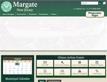 Tablet Screenshot of margate-nj.com